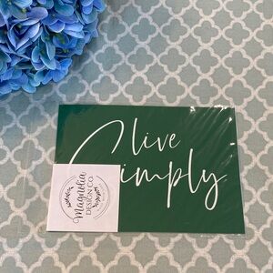 Magnolia Design Co Live Simply Silkscreen Stencil NEW